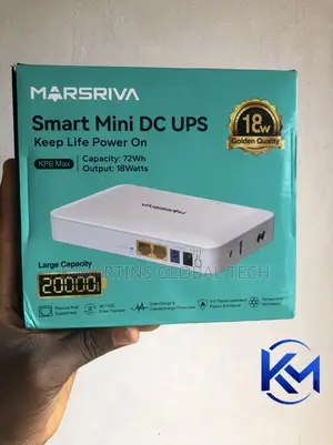 Marsriva 20000mAh Mini UPS PoE don Router/CCTV