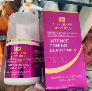 A.M Glow Body Milk - Mai Tsanani Toning Kyau Milk