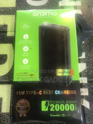 Oraimo 20,000mAh Power Bank Mai Sauri