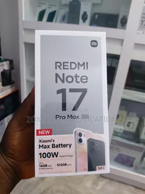 Sabo Xiaomi Redmi Note 17 Pro Max 512GB Baki