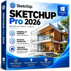 SketchUp Pro 2026 - Lasisin Rayuwa don Windows