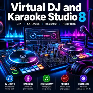 Virtual DJ da Karaoke Studio 8 Key na Rayuwa
