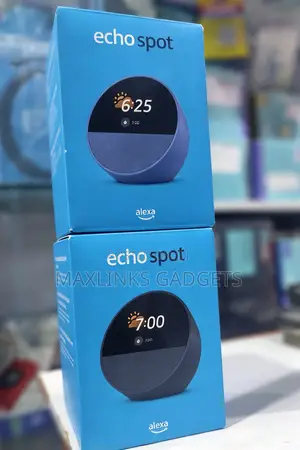 Amazon Echo Spot Smart Speaker with Display (2024 Release)