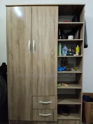 Home Interiors 2-Door Wardrobe with Shelves & Shoe Rack