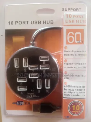 10-Port USB Hub