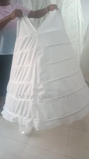 Beautiful Wedding Gown with Underskirt