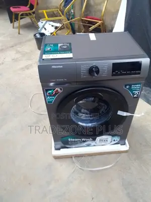 Hisense 7KG Inverter Mesin Wanki Ta Atomatik WFQP7012T