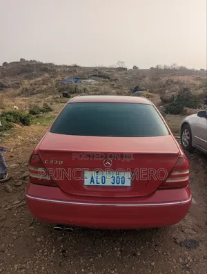 Mercedes-Benz C230 2007 Red