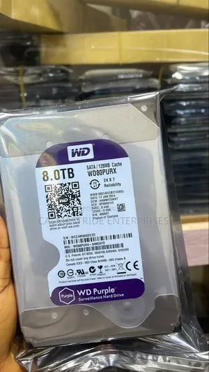 WD Purple Surveillance Hard Drive 8TB