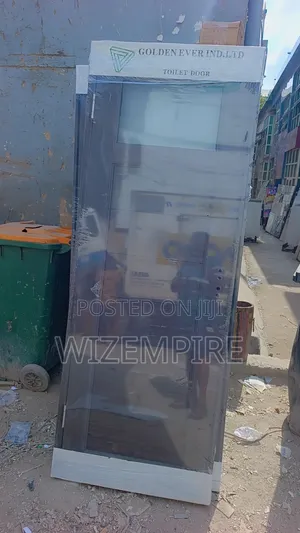 Brand New Emtek Brown PVC Toilet Door