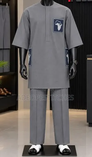 Adeope Stitches Kaftan Dress Mai Zanan Taswirar Afirka