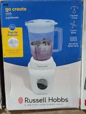 Russell Hobbs Go Create Jug Blender - Fari, 2-Gudun Tare da Pulse