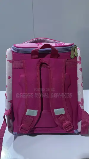 Pink Sofia Ta Farko Jakar Makaranta da Akwatin Alkalami