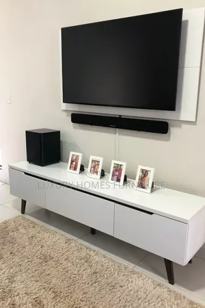 Standard Wall TV Console Mai Hasken LED