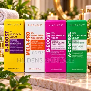 NINE LESS Facial Serums - 4 Targeted Options, 30ml