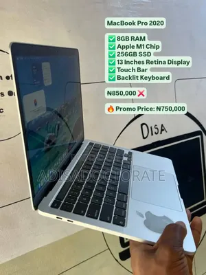Apple MacBook Pro 2020 M1 8GB RAM 256GB SSD