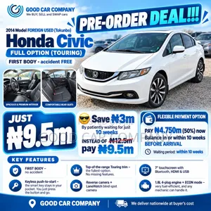 Honda Civic Touring 2014 - Amfani Da Aka Yi A Kasashen Waje