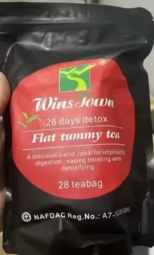 Wins Town Flat Tummy Tea Kwanaki 28