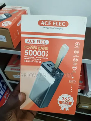 ACE ELEC 50000mAh Power Bank - Cajin Gaggawa, LED Display