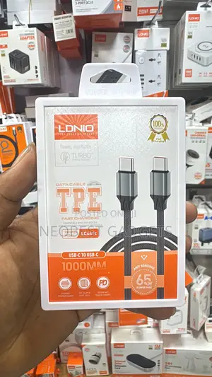 LDNIO 65W Fast Charging USB-C Cable