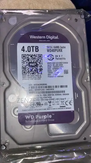 WD 4TB Surveillance Hard Drive