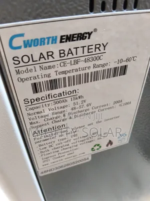 15kWh Cworth Lithium Ion Baturi
