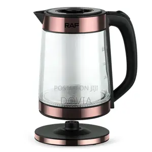 RAF Premium Transparent Glass Water Heater & Kettle