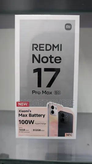 Sabon Xiaomi Redmi Note 17 Pro Max 512GB Baki