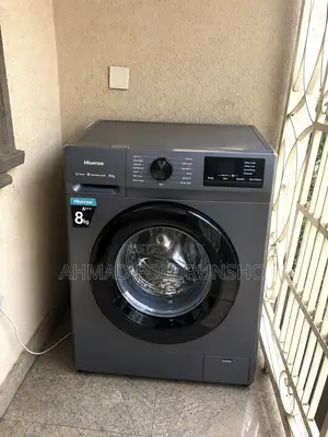Hisense 8KG Front Load Automatic Washing Machine - Grey