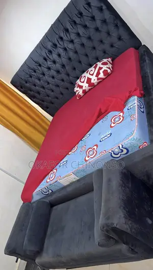 6x6 Bed Frame and Mattress (Hara Foam)