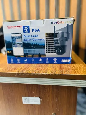 ViewConnect P6A Dual Lens Solar CCTV Camera
