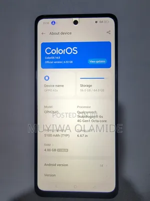 Oppo A3x 64GB Blue