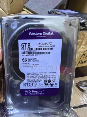 WD Purple 6TB Hard Drive na Kula da Wurin