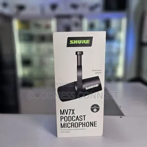 Shure MV7X XLR Podcast Microphone - Brand New