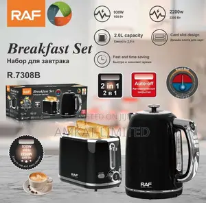 RAF Breakfast Set - Toaster & Kettle na Lantarki