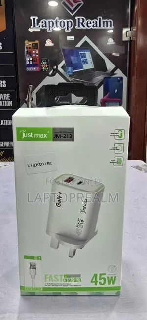 45W GaN Mai Sauri (USB-C PD + USB-A QC)
