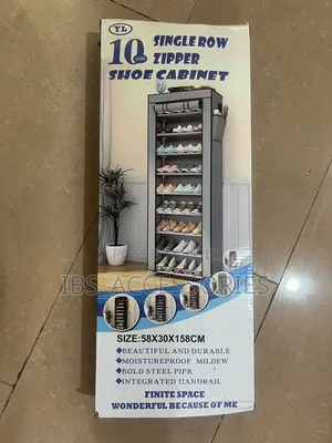 Single Roll Zipper Shoe Cabinet