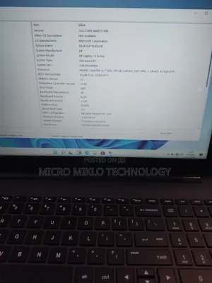 HP 15 Laptop - Intel Core i3, 4GB RAM, 128GB HDD