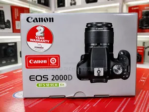 Canon EOS 2000D DSLR Camera with 18-55mm III Lens Kit