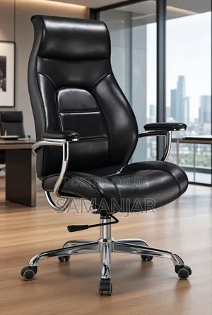 Boss Office Products High-Back Leather Executive Chair