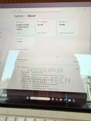 Microsoft Surface Laptop 2 - 16GB RAM, 512GB SSD, Core i7