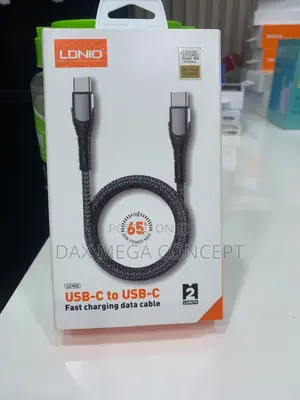 LDNIO 2M USB-C zuwa USB-C Mai Sauri Ta Data Cable