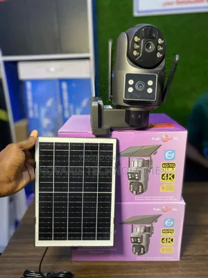 Dual Lens Solar PTZ Camera 4K UHD 4G/5G LTE