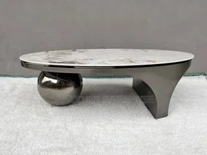 Marble Bulb Stand Center Table - Brand New