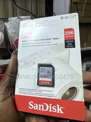 SanDisk 256GB Memory Card na Kamara