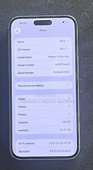 Apple iPhone 14 Pro Max 128GB Purple