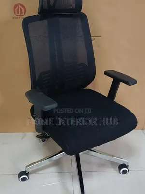 Sashin Kwamfuta na Zamani Mai Ergonomic da Headrest