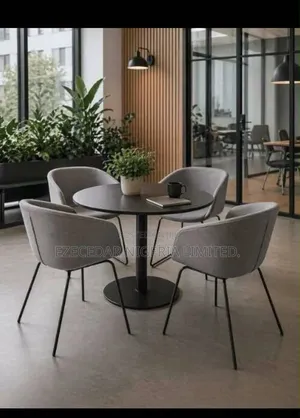 Home Interiors Dining Set - 4 Seater, Grey