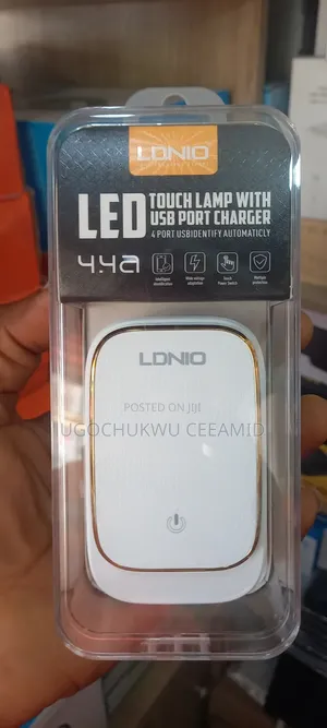 LDNIO 4-Port USB Fitilar Taɓa-Taɓa Mai Caji