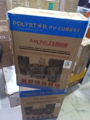 Polystar PV-SUB811 2.1 Channel Sound System